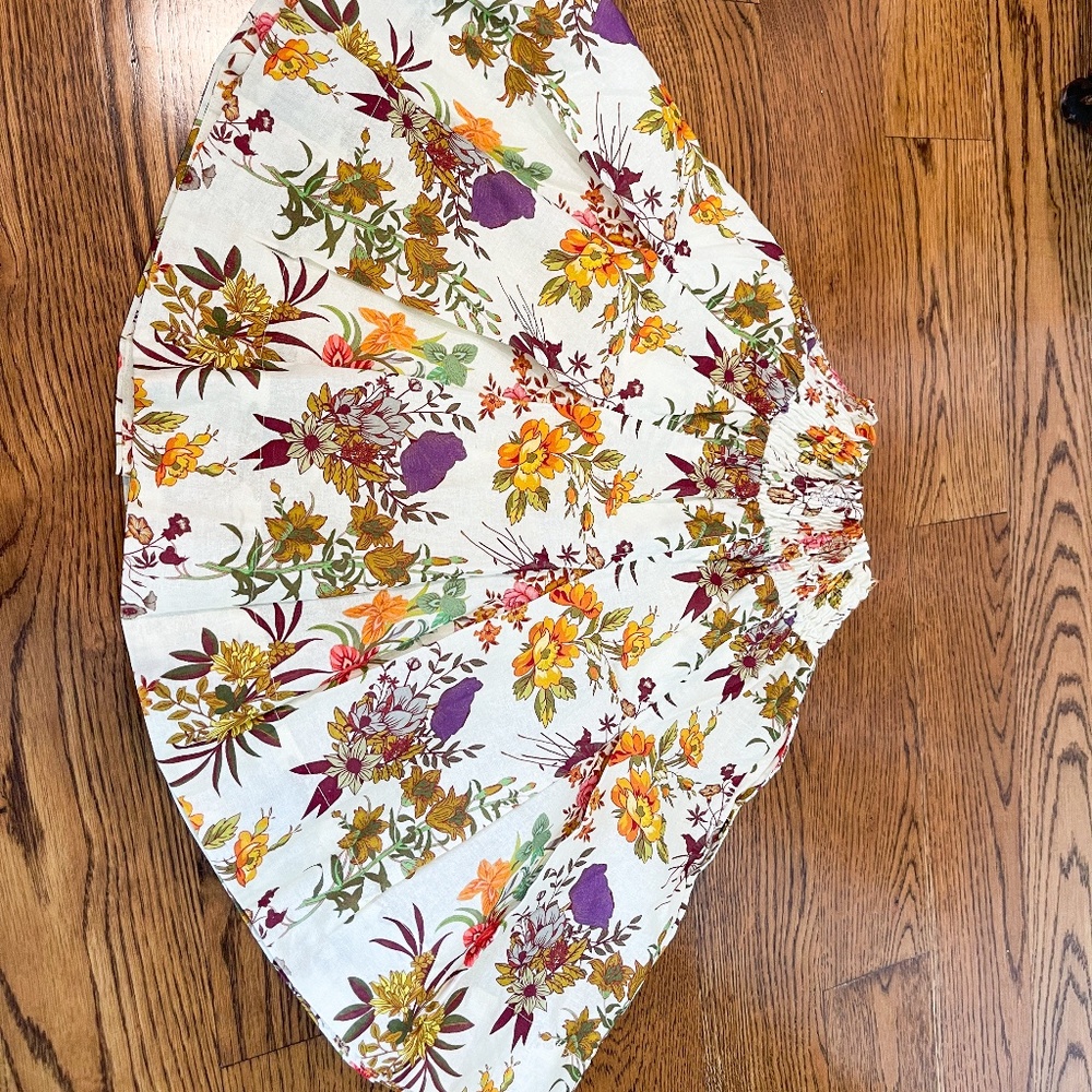 Buru Smocked Mini Skirt